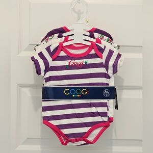 COOGI 4-pc Onesie Bodysuit Set, NWT, Size 3-6 Months